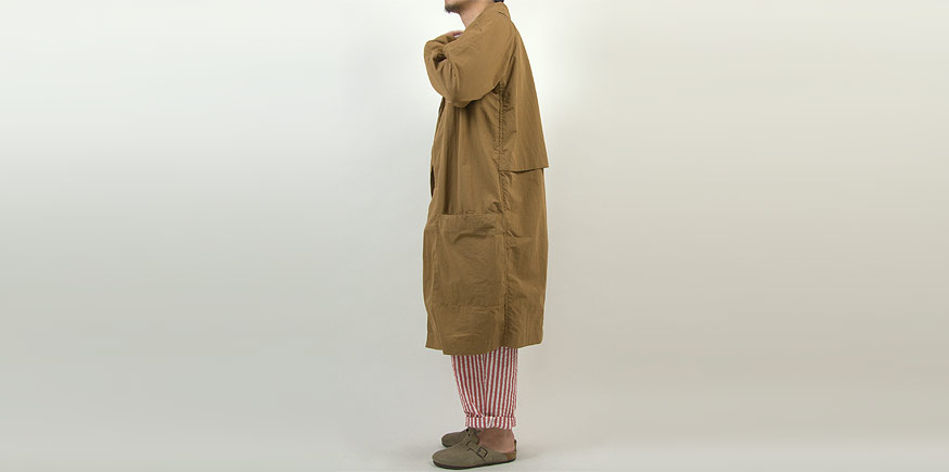 TATAMIZE DRIVING COAT MUSTARD
