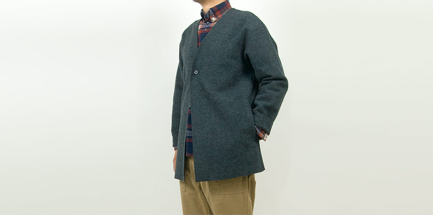 nisica 長袖ボタンダウンシャツ ネルチェック RED