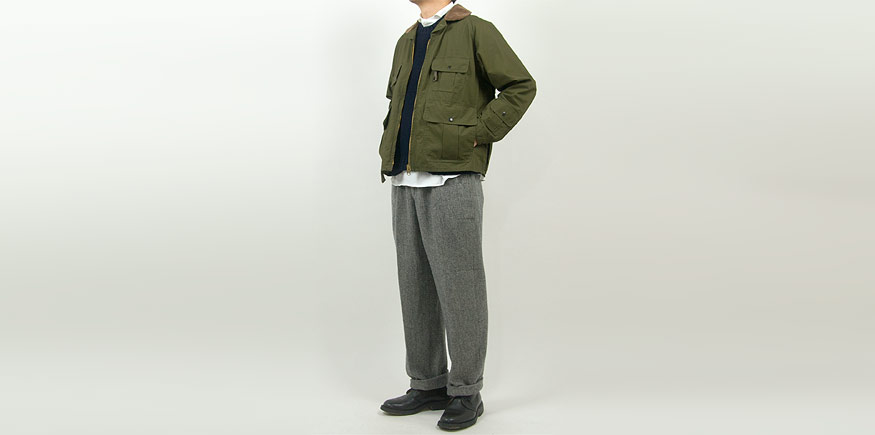 ENDS and MEANS 2Tacs Grandpa Trousers GRAY