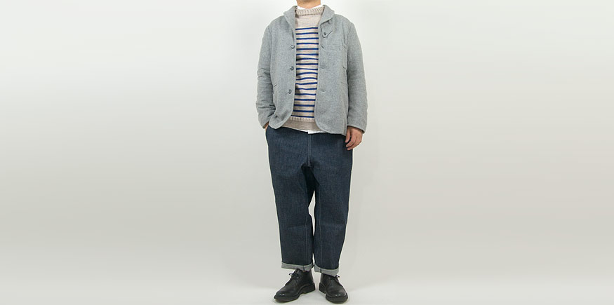 TATAMIZE SHAWL COLLAR JACKET GRAY