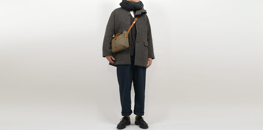 LOLO LIKE 高密度馬布 オーバーオール NAVY