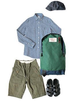 maillot sunset gingham B.D. shirts