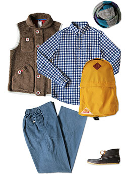 maillot sunset big gingham B.D. shirts