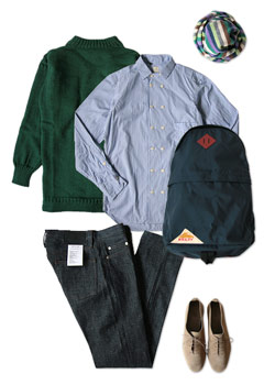 ROBERT MACKIE マルチボーダーマフラー