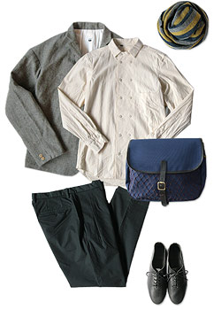 TATAMIZE DROPPED SHOULDER JACKET