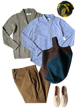 NOR' EASTERLY SHAWL CARDIGAN