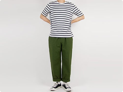 maillot ライトボーダー半袖Tシャツ