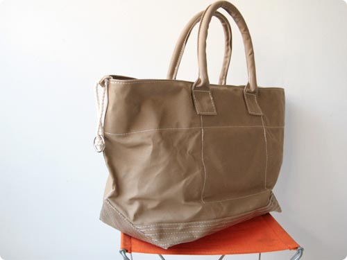 maillot going out boy's tote bag BEIGE