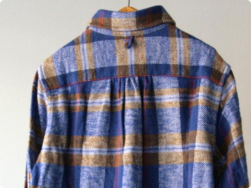maillotSunset flannel check B.D. p/o shirts