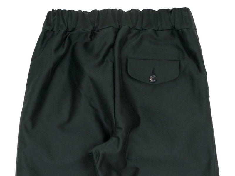 blanc one tuck trousers