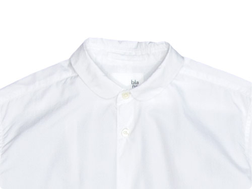 blanc round collar school shirts