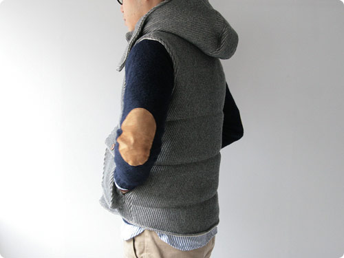 BRICK CREW NECK KNIT パッチ付き