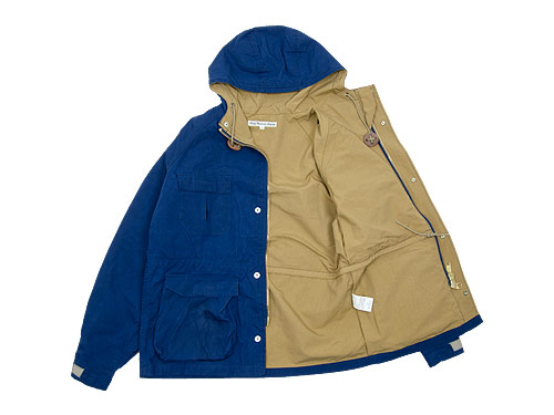 DAILY WARDROBE INDUSTRY MOUNTAIN PARKA BLUE DAILY WARDROBE 