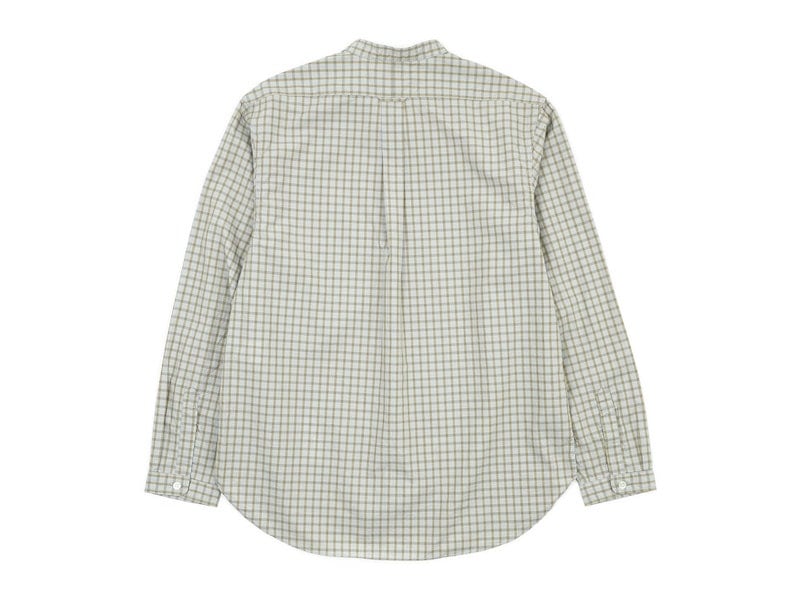 ENDS and MEANS Band Collar P/O Shirts COLOR CHECK