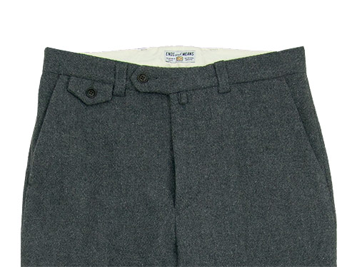 ENDS and MEANS Grandpa Wool Trousers