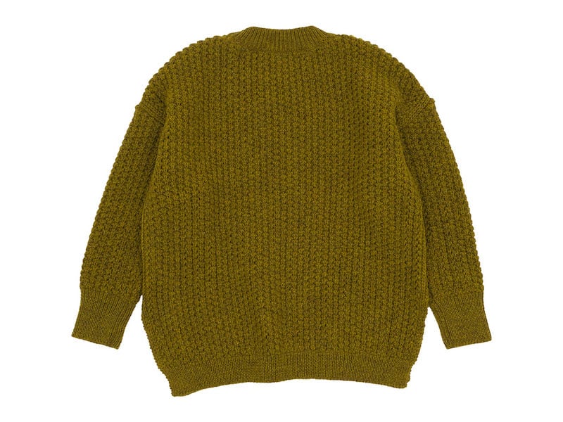 homspun 英国羊毛 タック編みプルオーバー