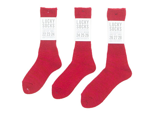 LUCKY SOCKS Silk Mix Rib Socks 2 / Smooth Ankle Socks 2