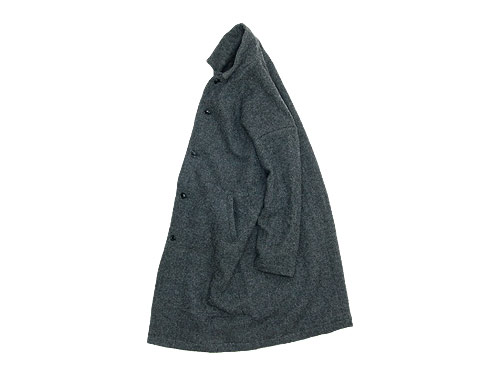 maillot shetland wool gown coat