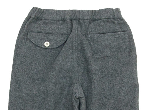 maillot b.label cotton melton wide easy pants