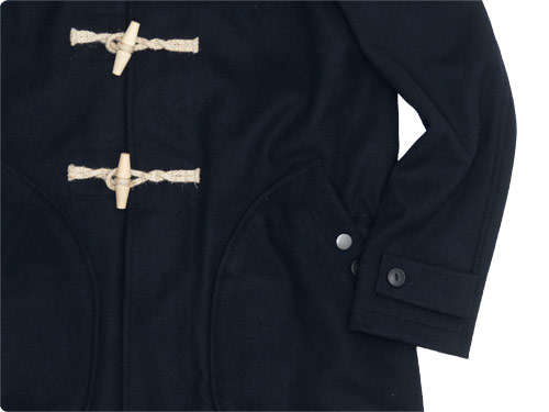 maillot b.label navy duffle coat