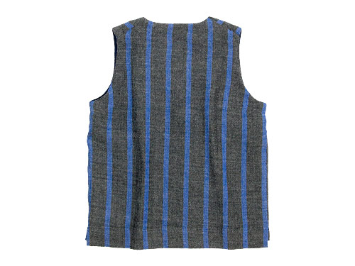  maillot linen wool pull vest STRIPE