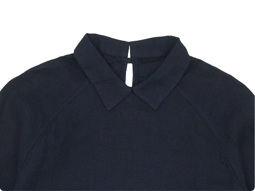 maillot mature airly linen mini collar smock shirt