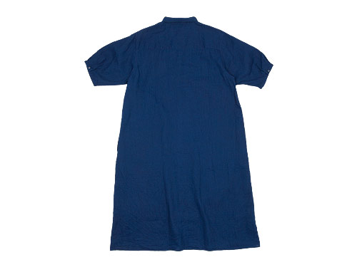 maillot mature indigo linen one-piece
