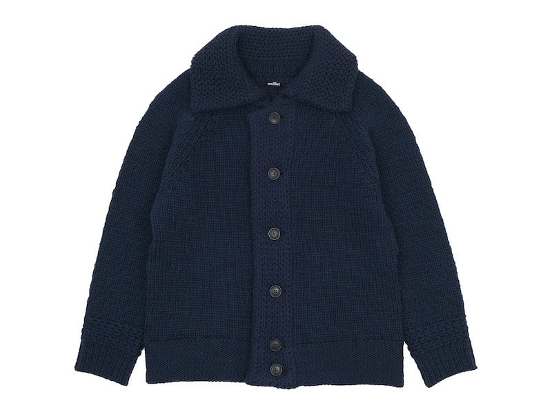 maillot mature hand frame fisherman jacket / wool labo coat / washable serge easy trouser