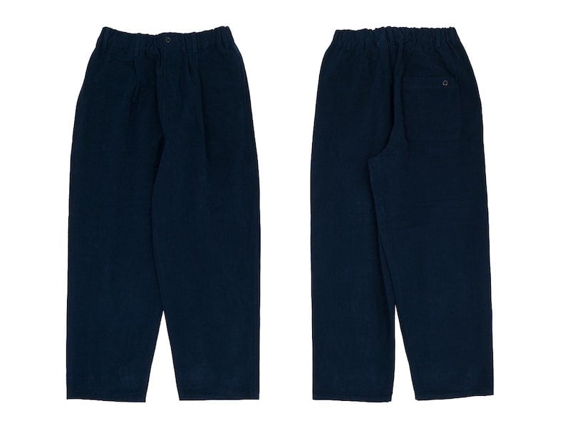 maillot mature cotton nel easy pants NAVY