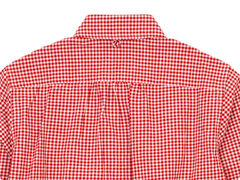 maillot　Sunset B.D. gingham check shirts