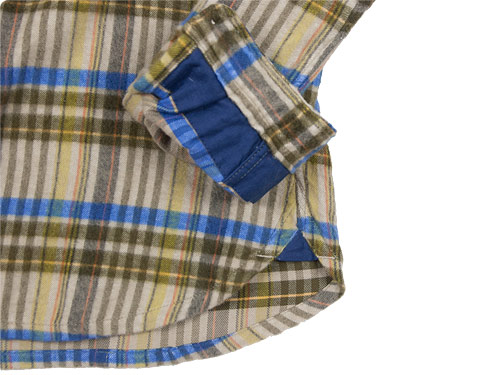 maillot sunset flannel check shirts