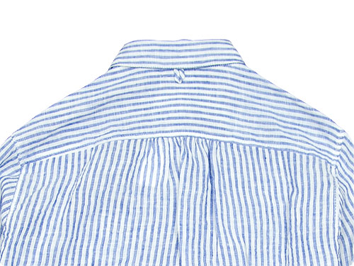 maillot linen stripe work shirts