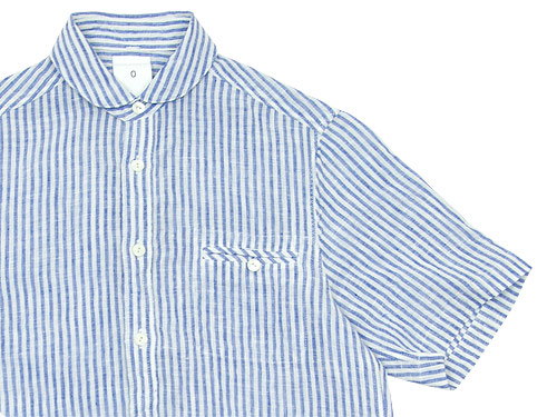 maillot linen stripe work S/S shirts