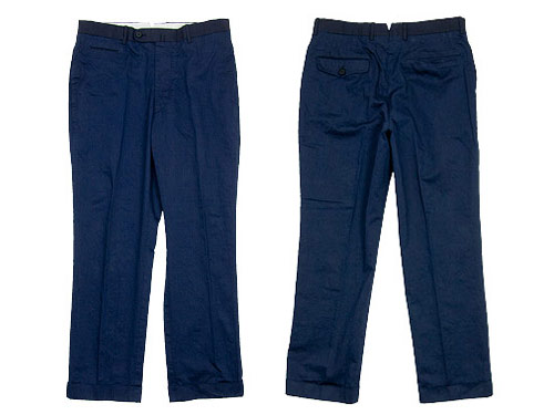 maillot b.label indigo cotton trousers