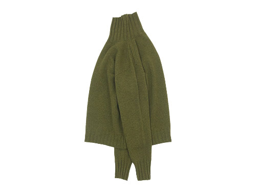 MARGARET HOWELL WOOL CASHMERE HIGH NECK KNIT 〔レディース〕