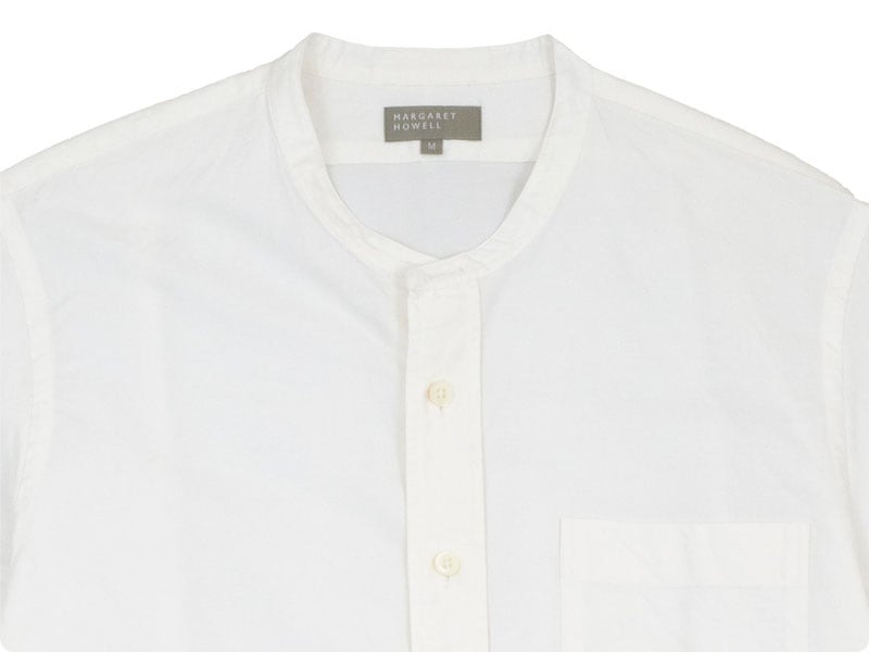 MARGARET HOWELL COTTON OXFORD SHIRTS 30White 〔メンズ〕