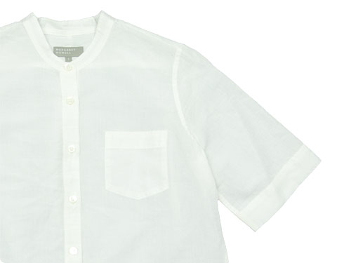 MARGARET HOWELL COTTON LINEN CHAMBRAY S/S SHIRTS