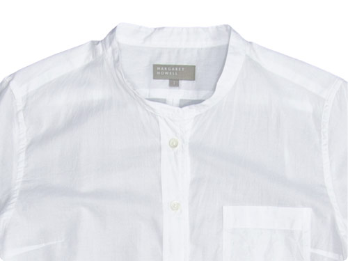 MARGARET HOWELL SOFT WASHED COTTON SHIRTS 030WHITE 〔レディース〕