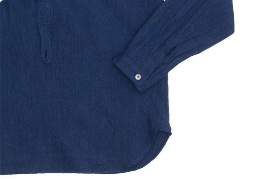 MARGARET HOWELL SOLID LINEN NO COLLAR P/O SHIRTS