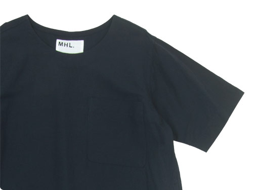 MHL. PLAIN COTTON LINEN PULLOVER DRESS