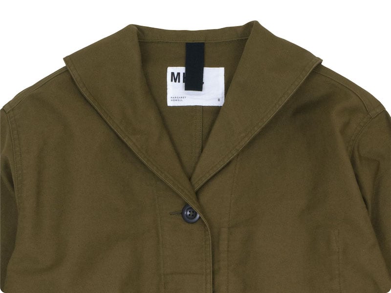 MHL. DRY COTTON MOLESKIN JACKET 50BROWN 〔レディース〕 MHL.通販・取扱い rusk（ラスク）