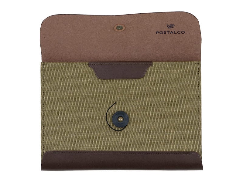 日本製 新品ポスタルコ ミニウォレット コンパクト財布 オリーブ 