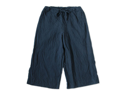 RINEN 40/1オーガニックリネン キュロットパンツ