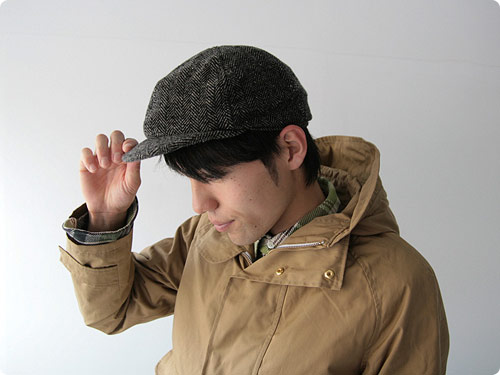 RINEN 1/6ツイードヘリンボーン キャップ