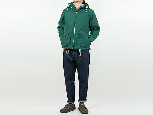 ENDS and MEANS Sanpo Jacket FOREST GREEN ENDS and MEANS通販・取扱い rusk（ラスク）