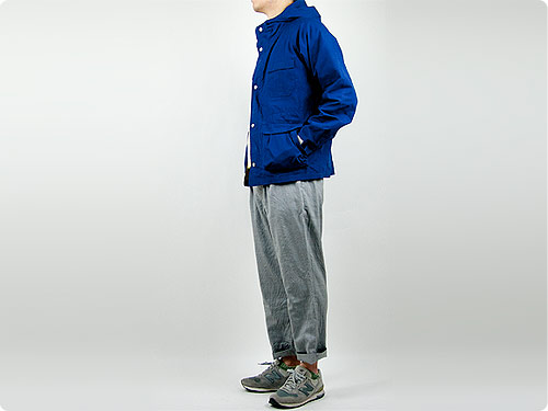 DAILY WARDROBE INDUSTRY MOUNTAIN PARKA BLUE DAILY WARDROBE 