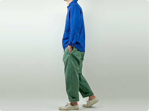 ordinary fits FRENCH CROPPED PANTS DUCK