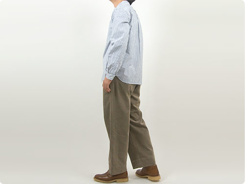 TOUJOURS Wide Cuff Sack Trousers