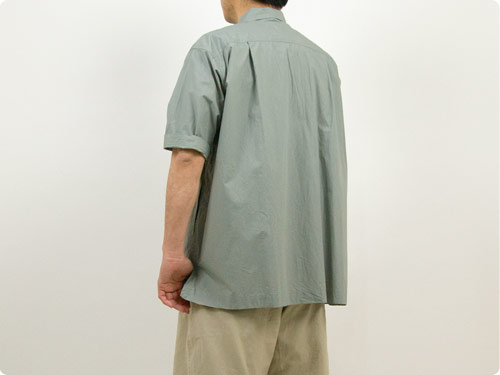 TOUJOURS Half Sleeve Big Coverall Shirt