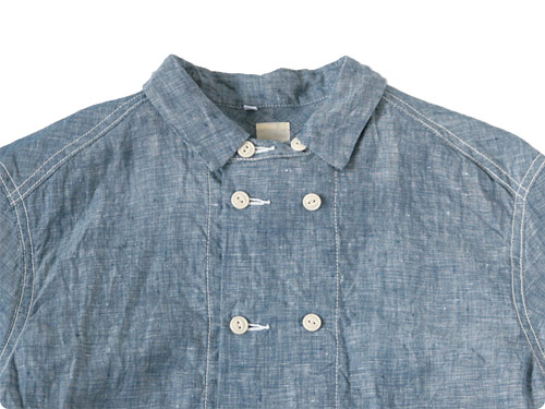 TATAMIZE DOUBLE BRESTED LINEN SHIRTS